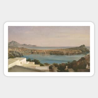 Lindos, Rhodes by Frederic Leighton Sticker